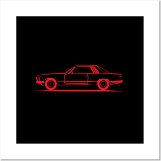 Mercedes 450 SLC W 107 Posters and Art